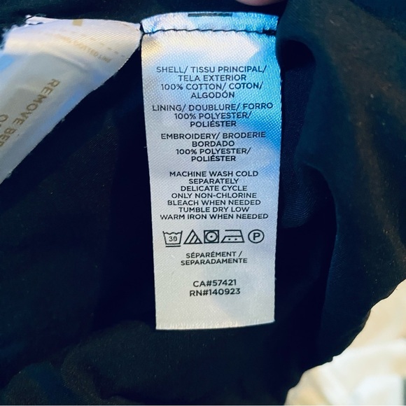 Loft Black Embroidered Scalloped Hem Skirt Whimsigoth Renaissance Gothic Cotton - Picture 9 of 11